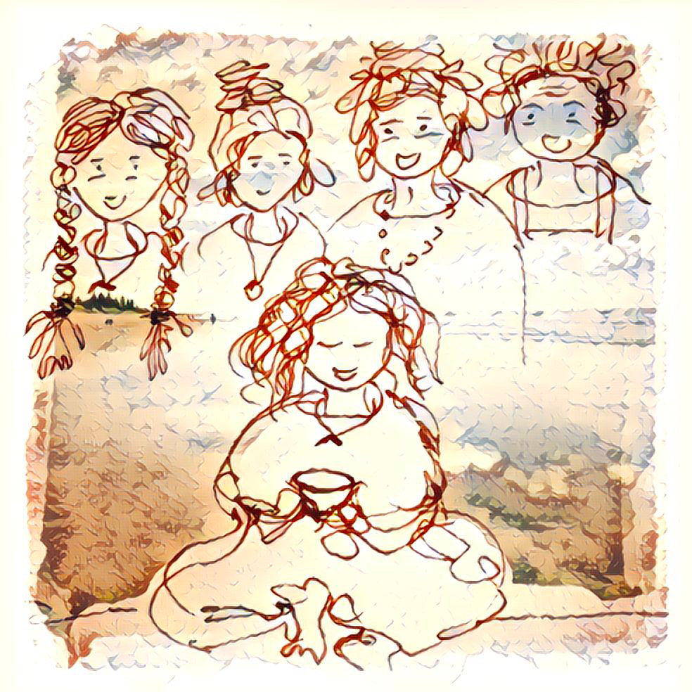 Ancestors original art print