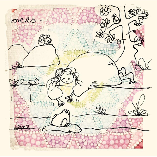 Pink fairytale art print Australia